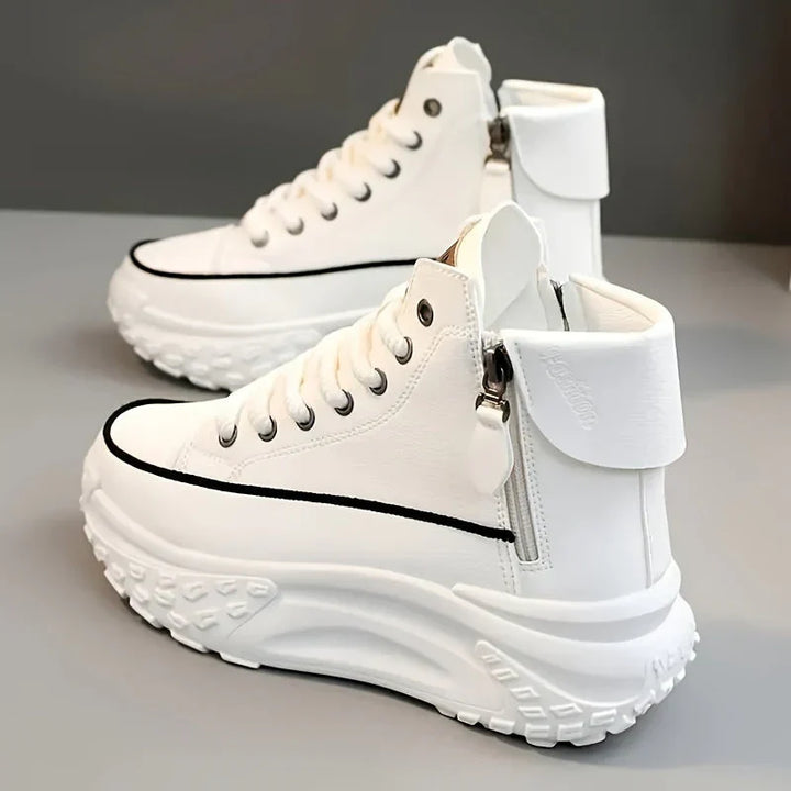 Avani | Dames sneakers met platform rits