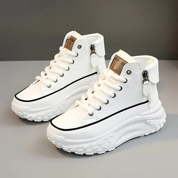 Avani | Dames sneakers met platform rits