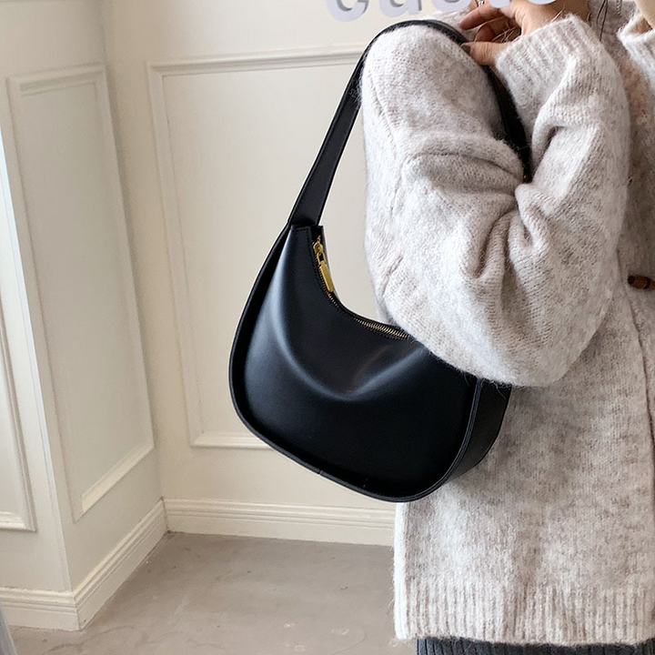 Noel | Dames schoudertas met vegan leren afwerking