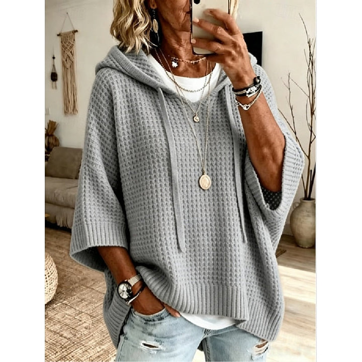 Carol | Ontspannen Wafel-Textuur Hoodie