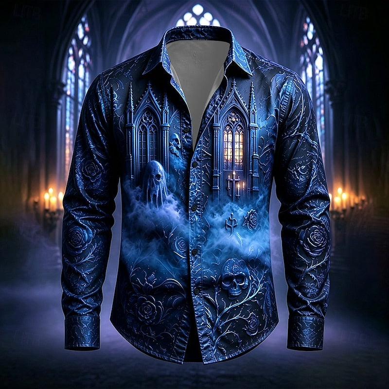 Victor | Gotische Halloween Statement Shirt