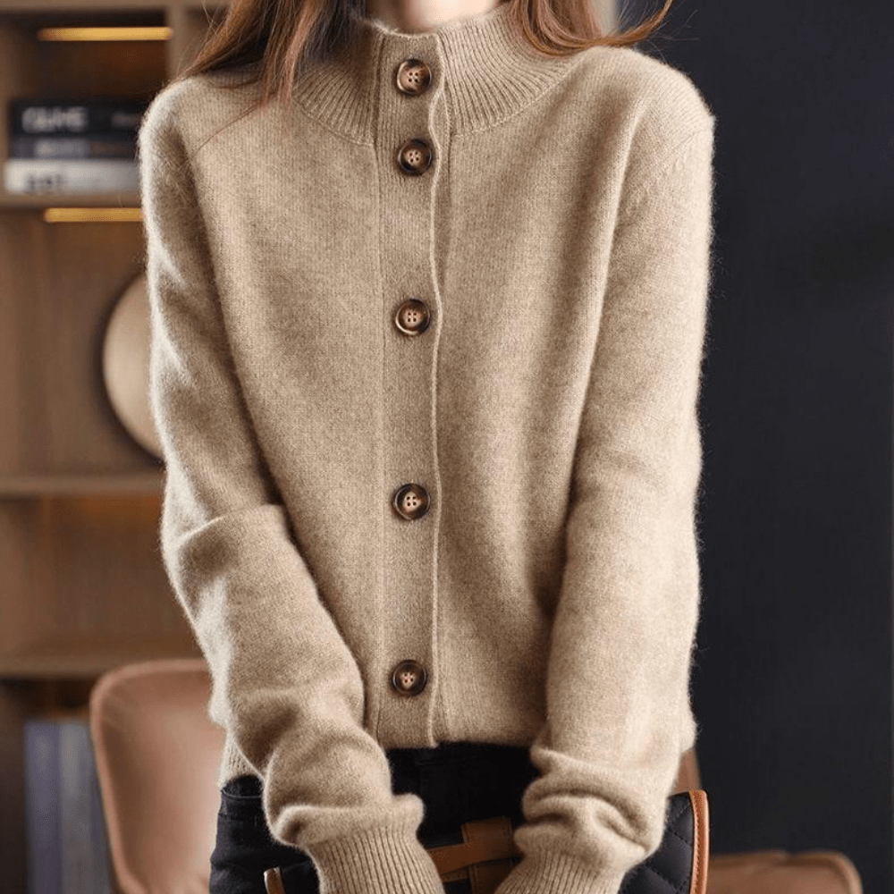 Anny - Luxueuze Kasjmier Gebreide Cardigan
