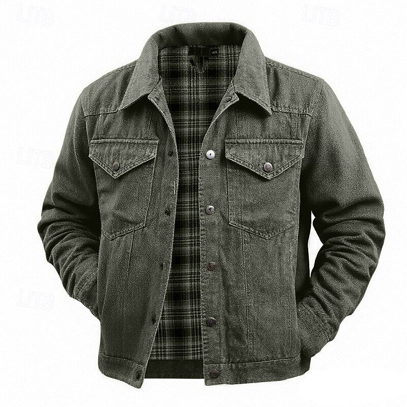 Harrison Ridge | Robuuste Voering Trucker Jas