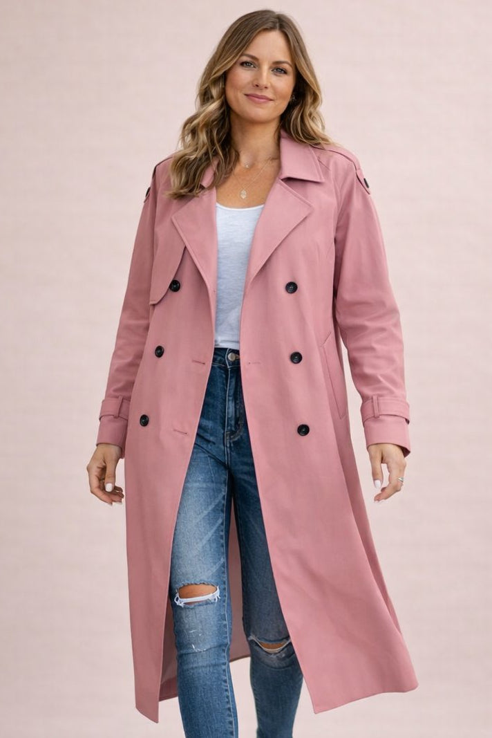 Irem | Gelaagde Ceintuur Trenchcoat