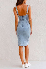 Lior | Zomerse Denim jurk