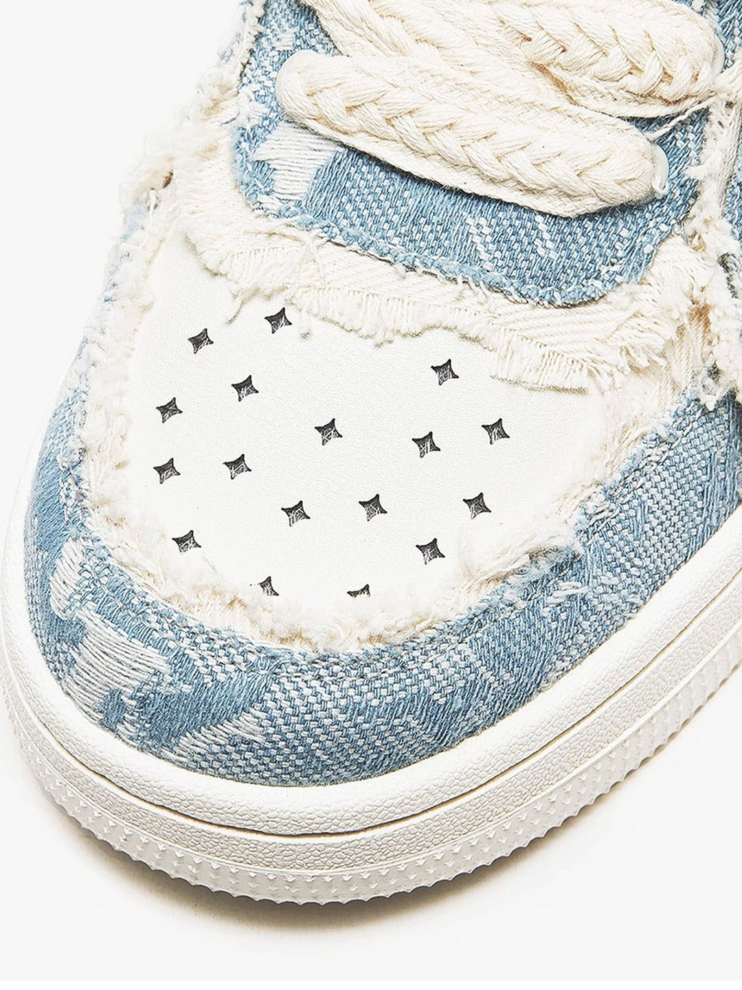 Dames Vintage Denim Platform Sneakers