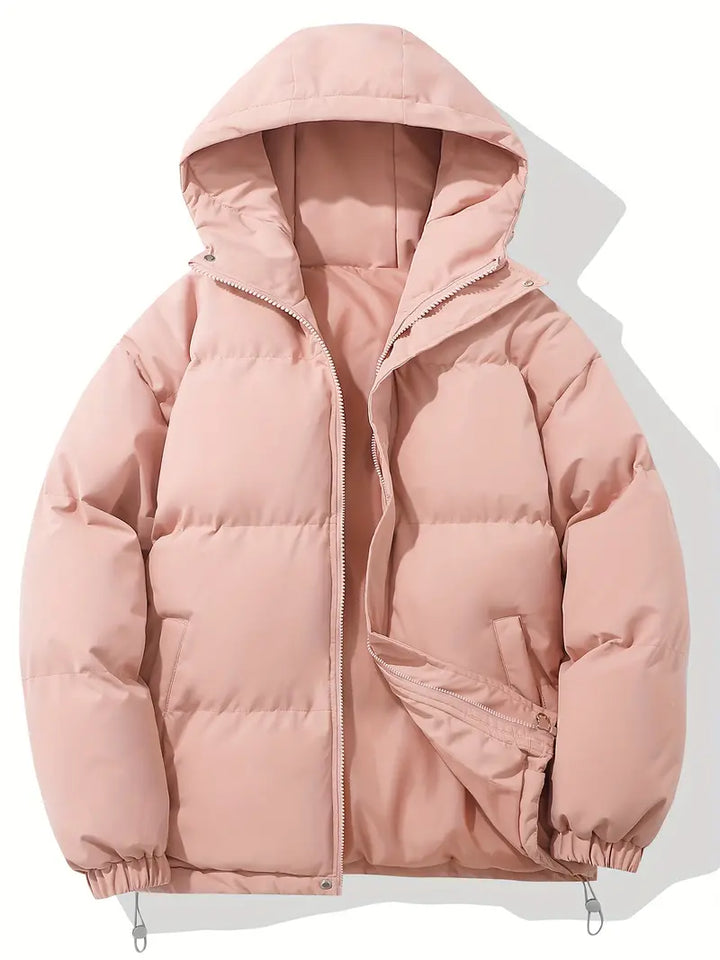 Dames Gewatteerde Pufferjack met Capuchon