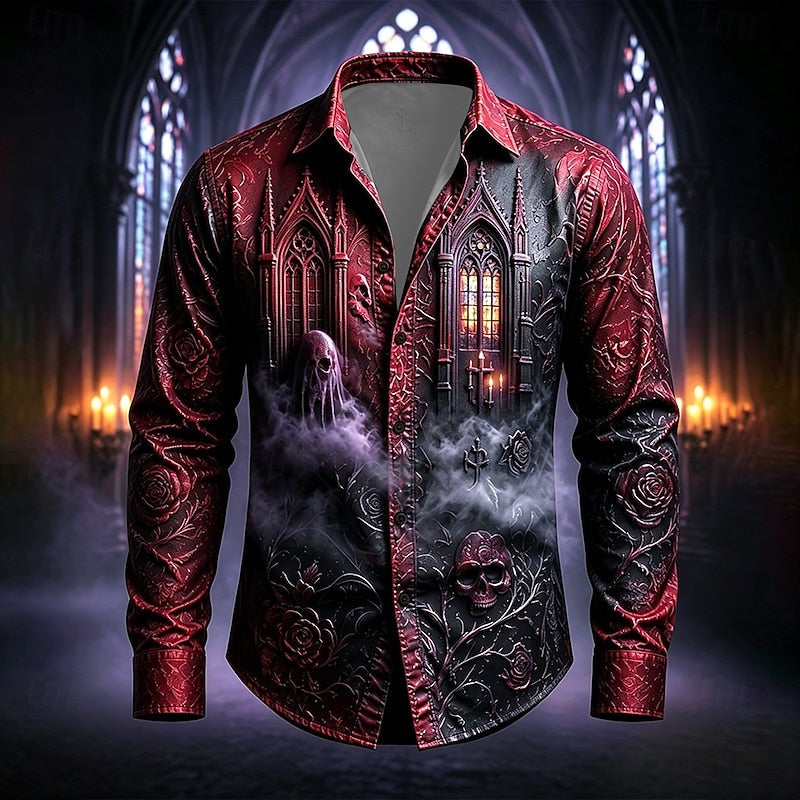 Victor | Gotische Halloween Statement Shirt
