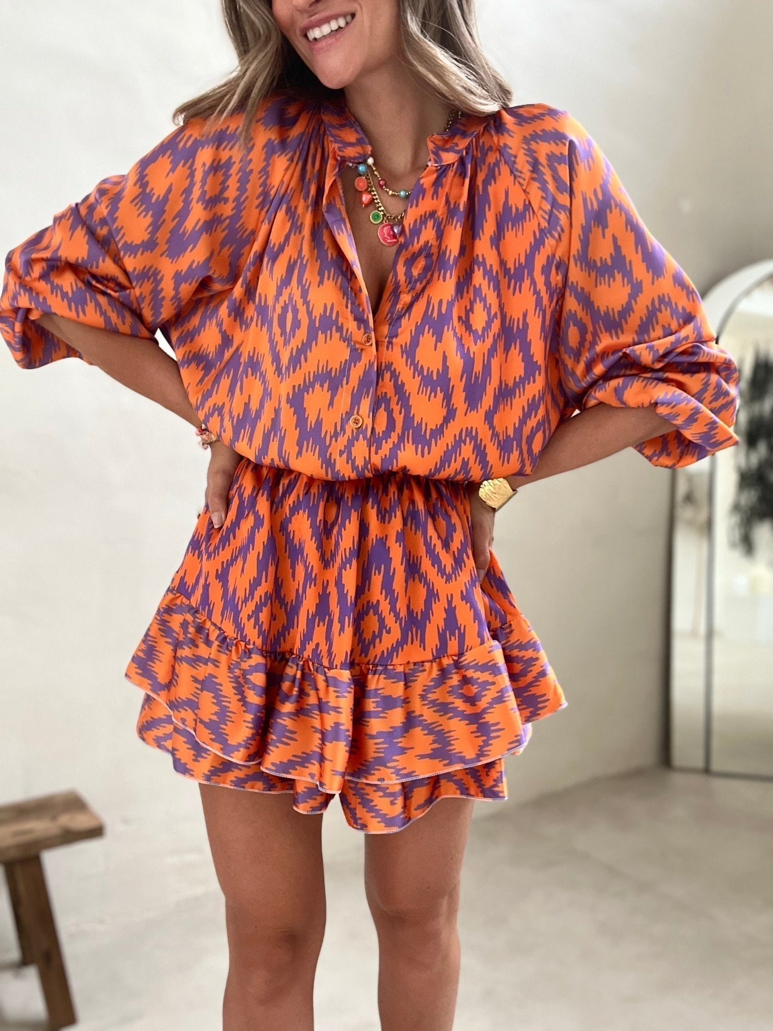 Amelie | Stijlvolle Mini Jurk