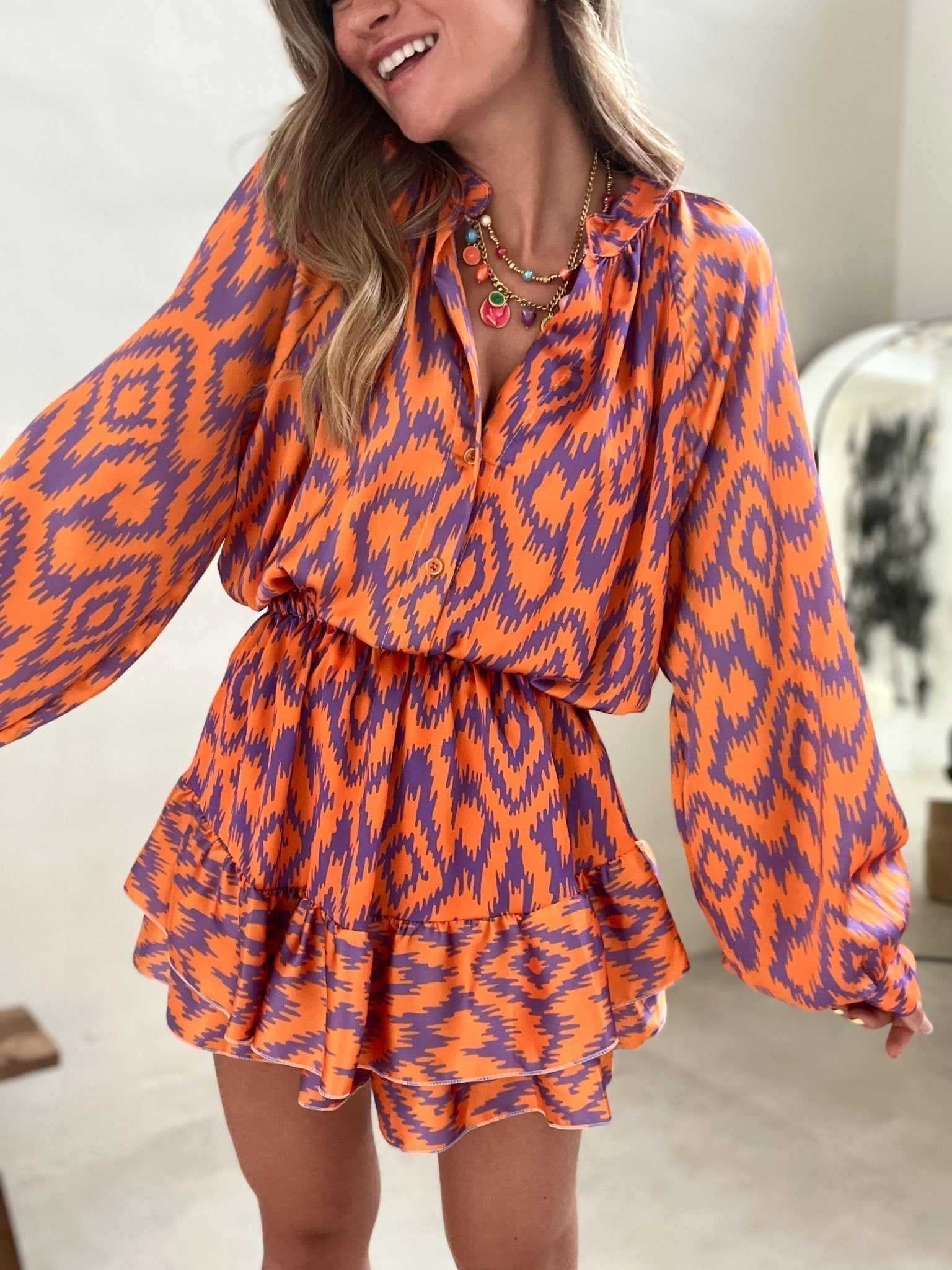 Amelie | Stijlvolle Mini Jurk