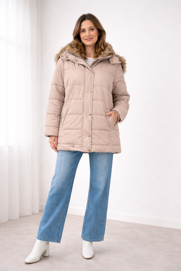 Chantal Mode | Puffer Hooded Jast voor Casual Wear