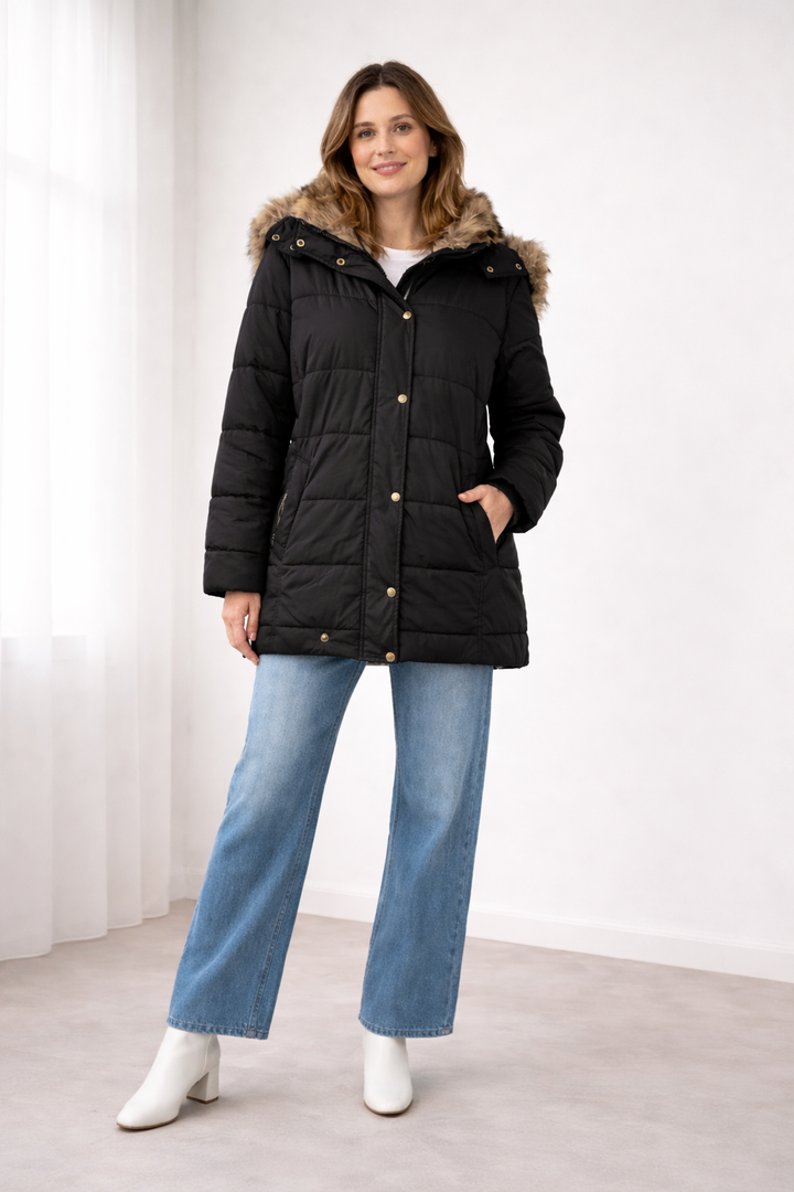Chantal Mode | Puffer Hooded Jast voor Casual Wear