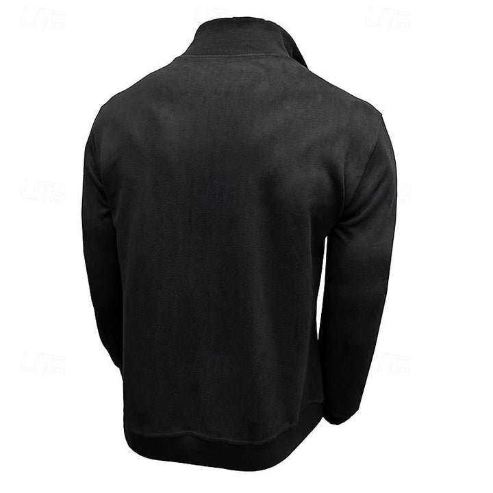 Caleb | Quarter-Zip Sweatshirt met Staande Kraag