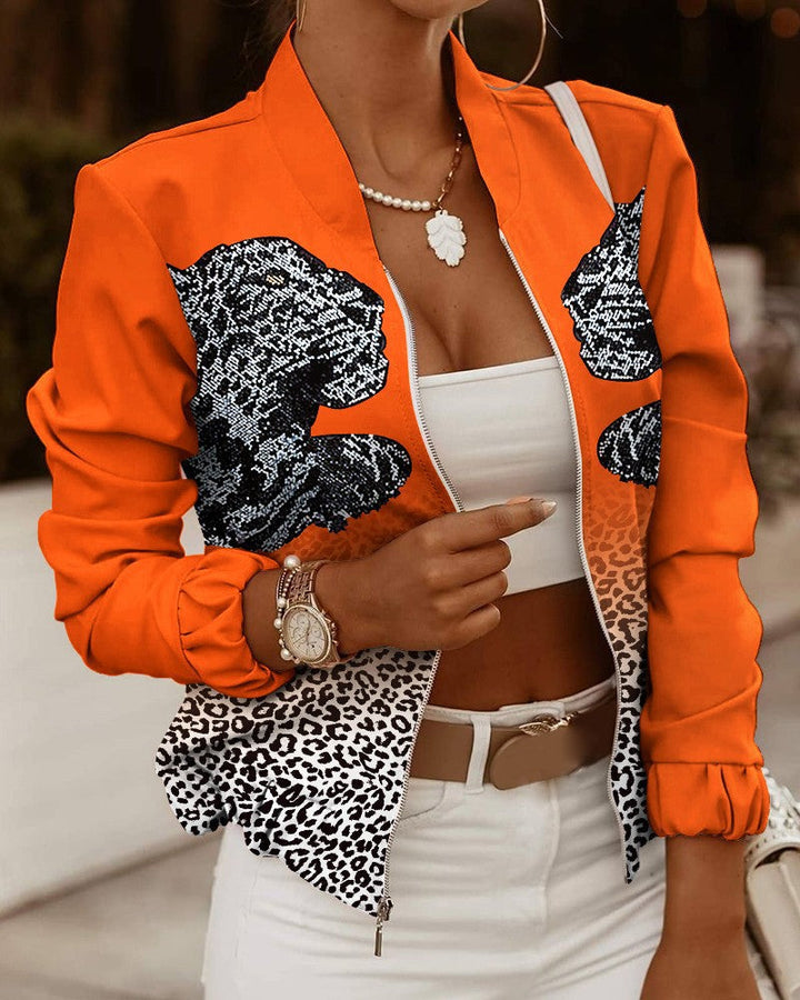 Meabh | Hoge Hals Oversized Elevated Bomberjack