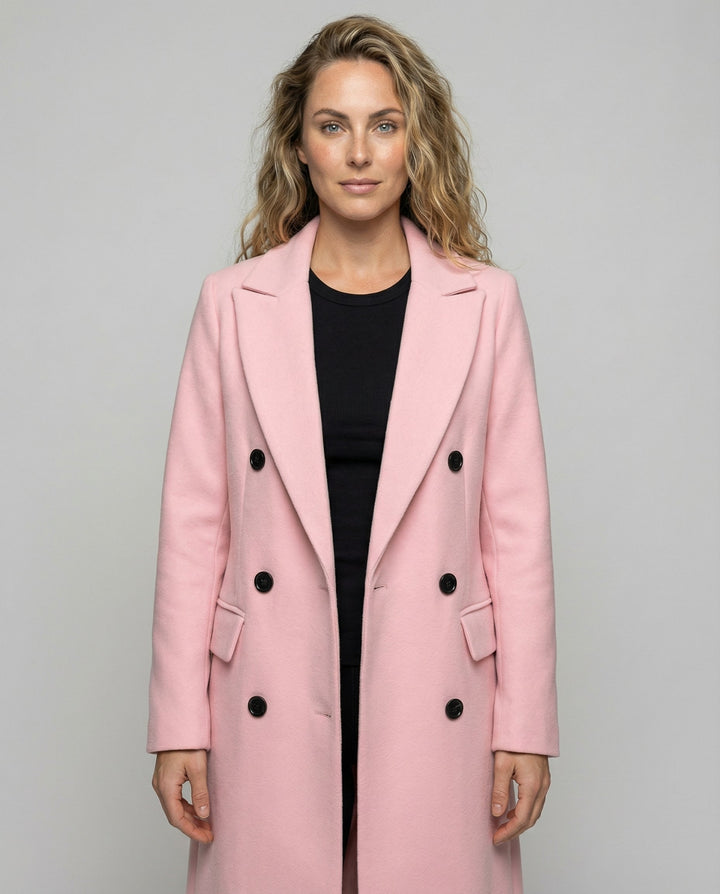 Melis | Chic Trenchcoat met Notch-Lapel en Kap