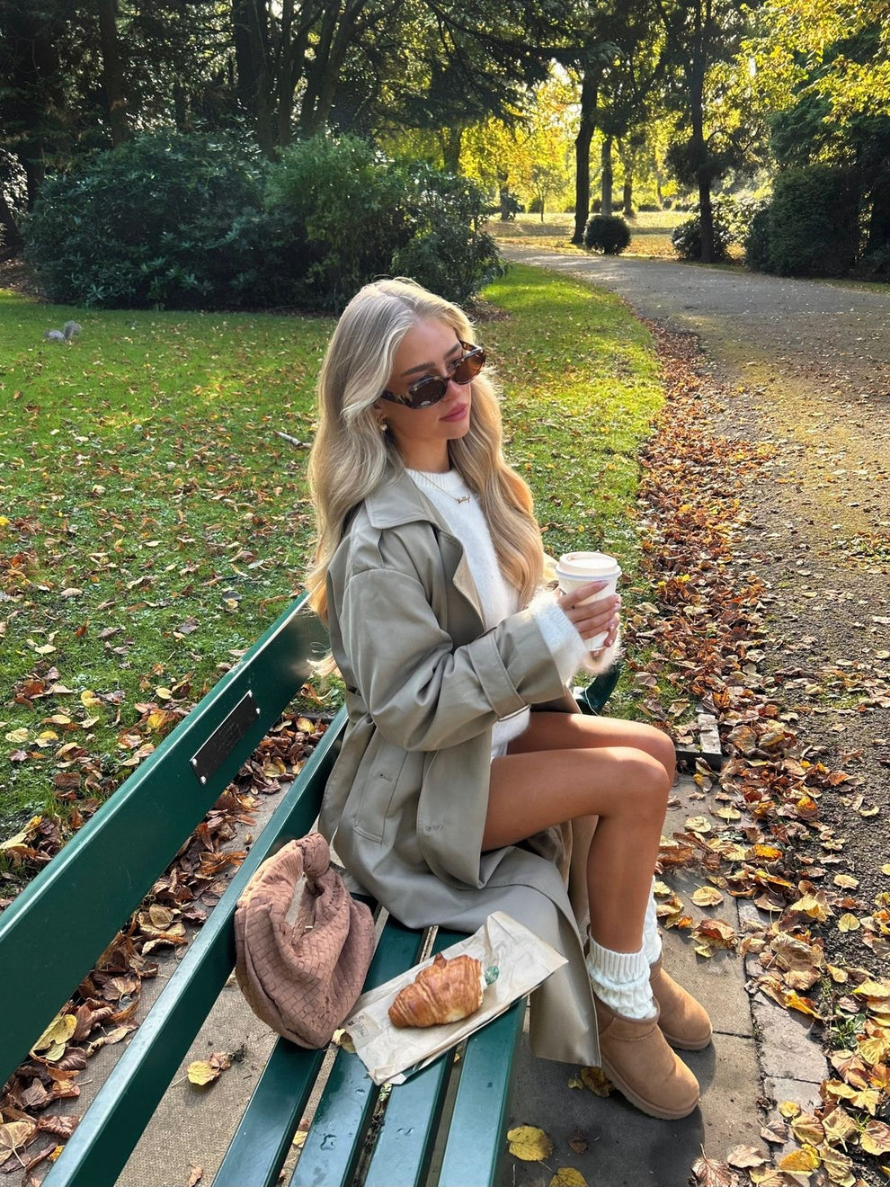 Dames Oversized Dubbelzijdige Trenchcoat