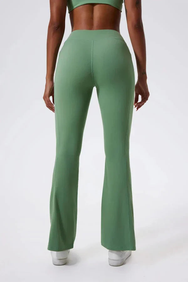 Charlie | Dameslegging met hoge taille en flared fit