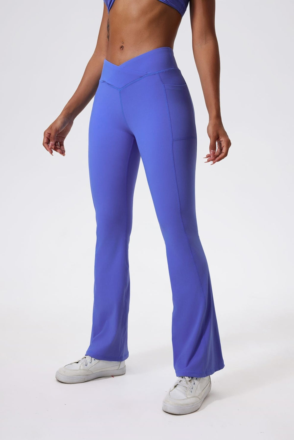 Charlie | Dameslegging met hoge taille en flared fit