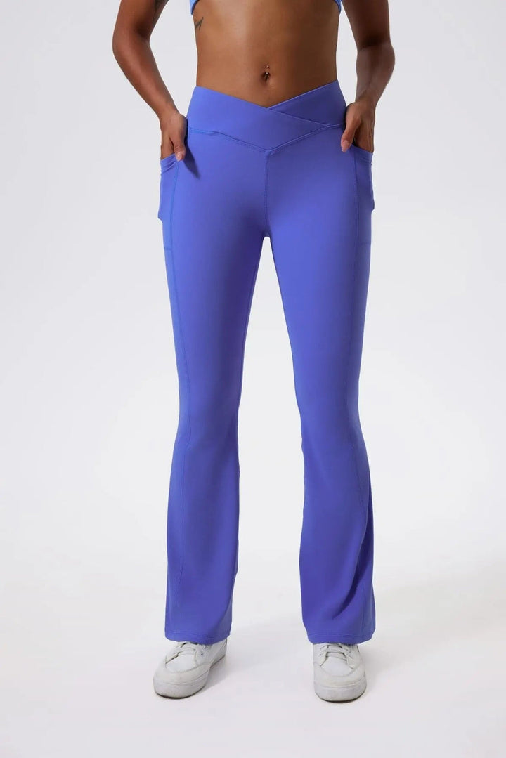 Charlie | Dameslegging met hoge taille en flared fit