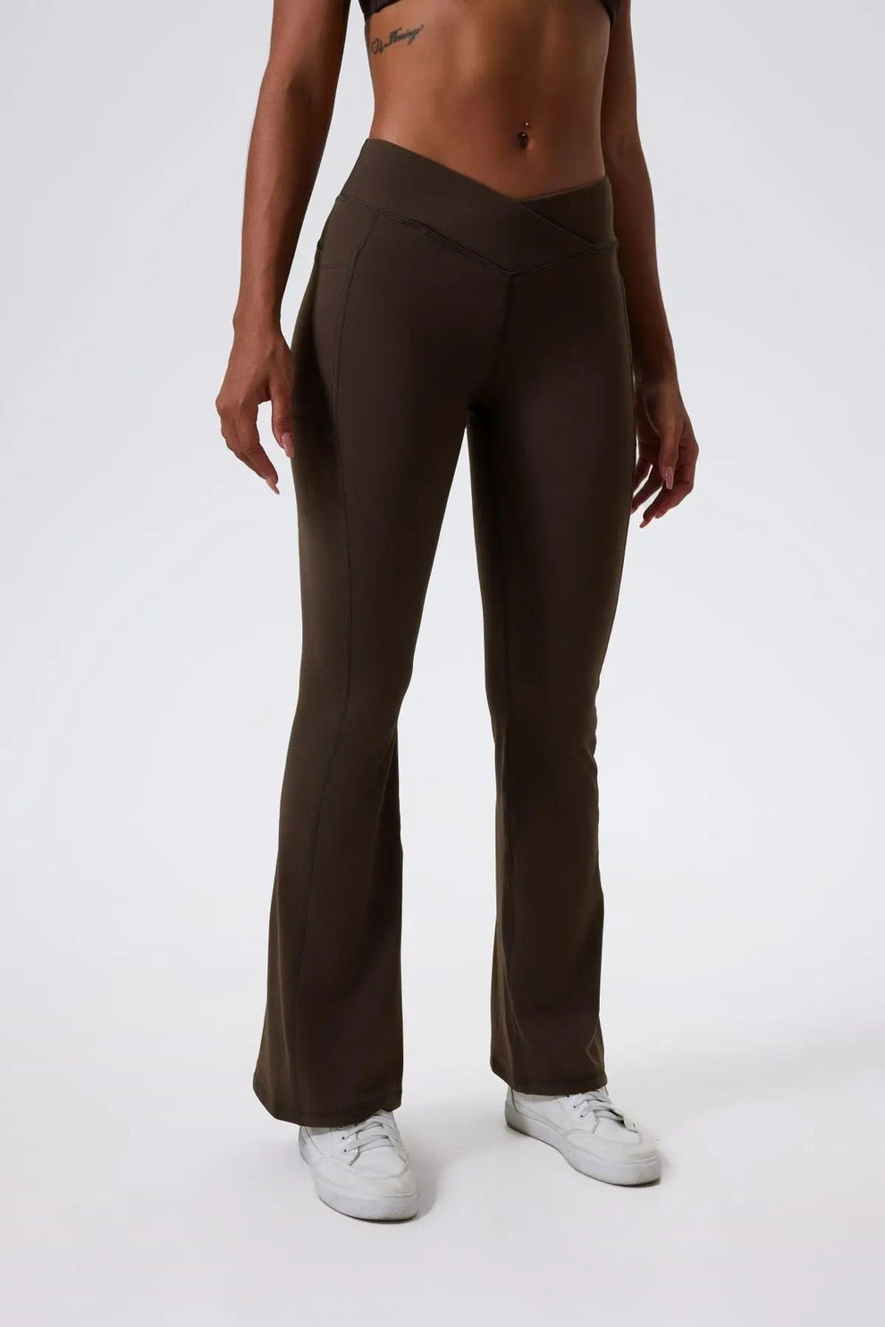 Charlie | Dameslegging met hoge taille en flared fit