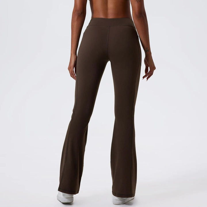 Charlie | Dameslegging met hoge taille en flared fit