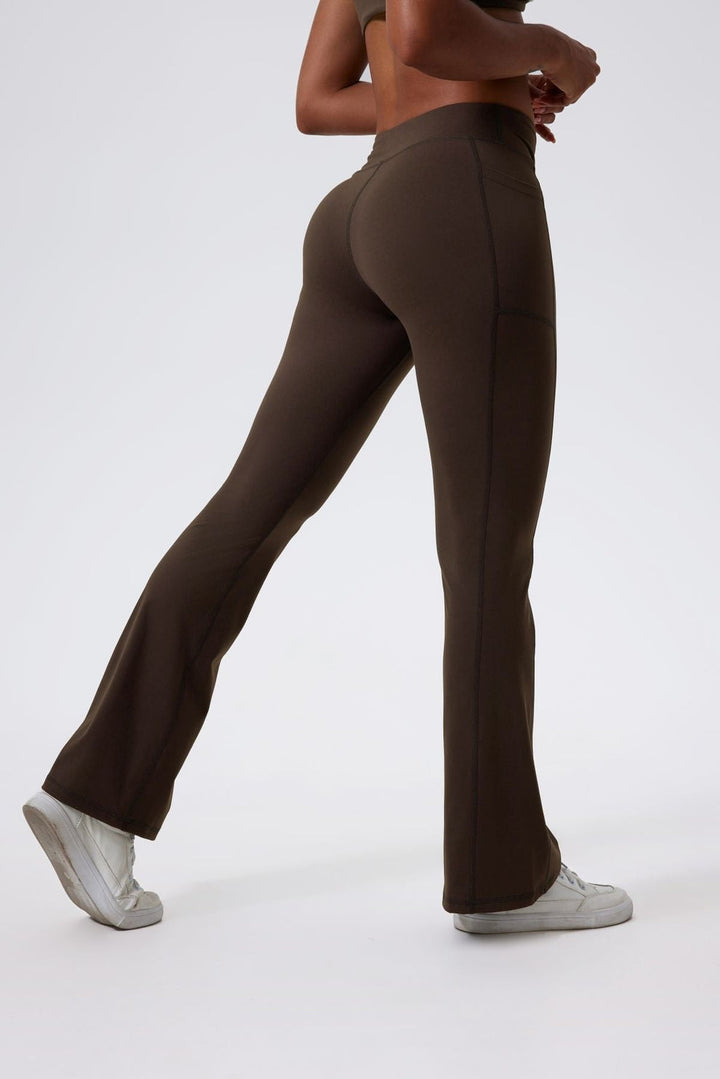 Charlie | Dameslegging met hoge taille en flared fit