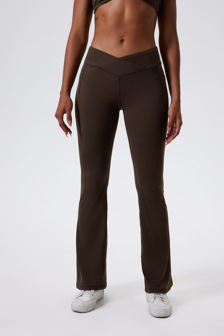 Charlie | Dameslegging met hoge taille en flared fit