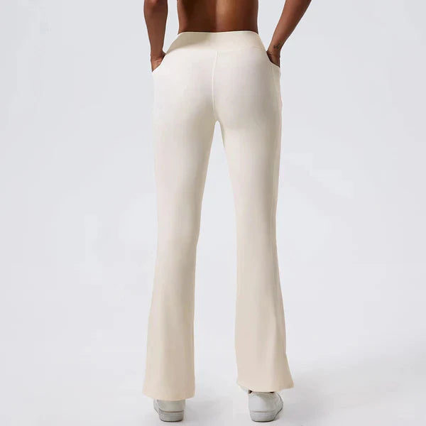 Charlie | Dameslegging met hoge taille en flared fit
