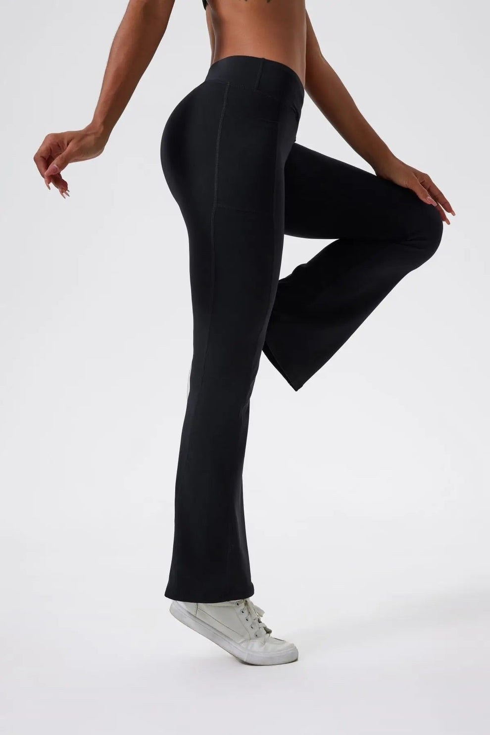 Charlie | Dameslegging met hoge taille en flared fit