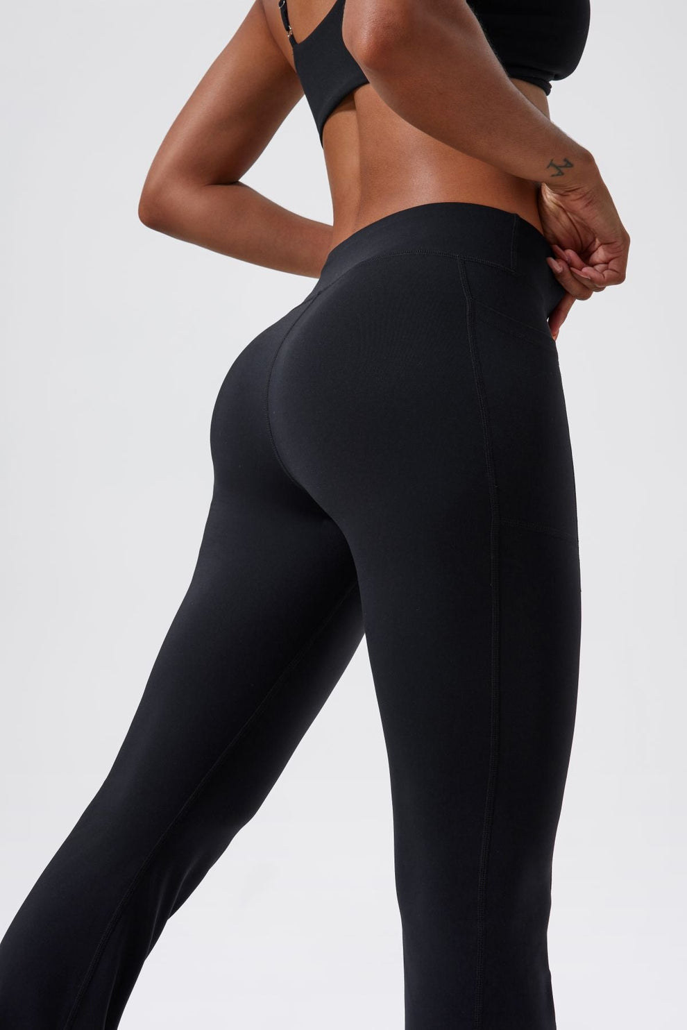 Charlie | Dameslegging met hoge taille en flared fit