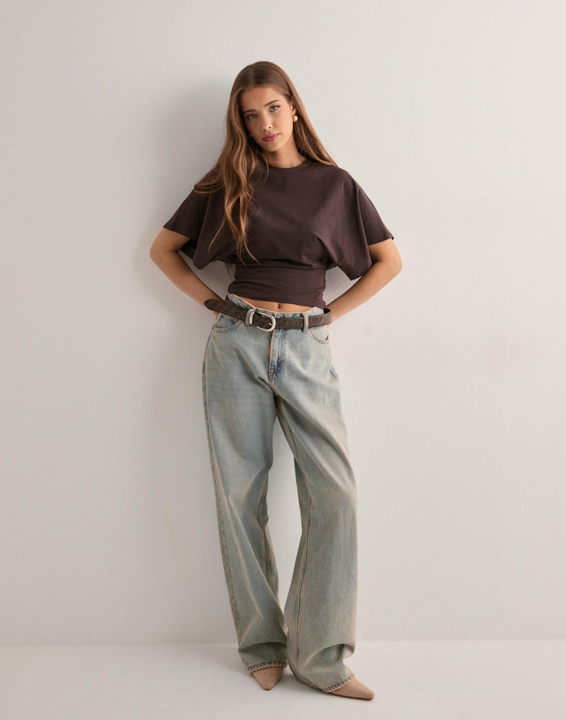 Trendy Top met Wijde Mouwen