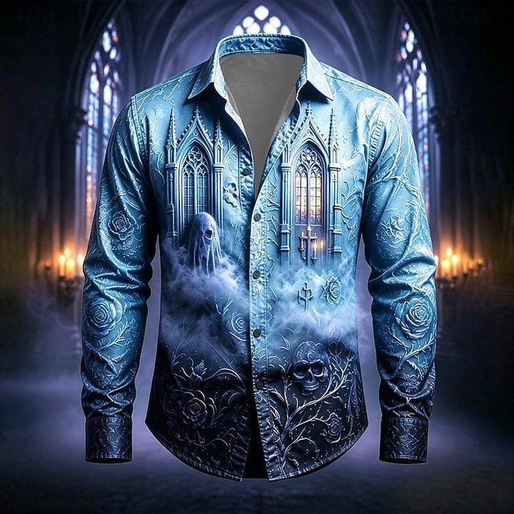 Victor | Gotische Halloween Statement Shirt