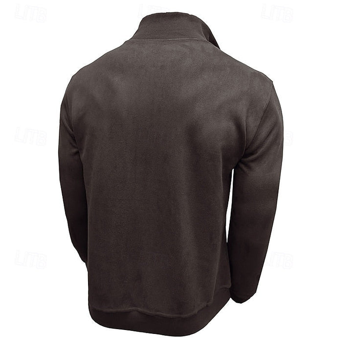 Caleb | Quarter-Zip Sweatshirt met Staande Kraag