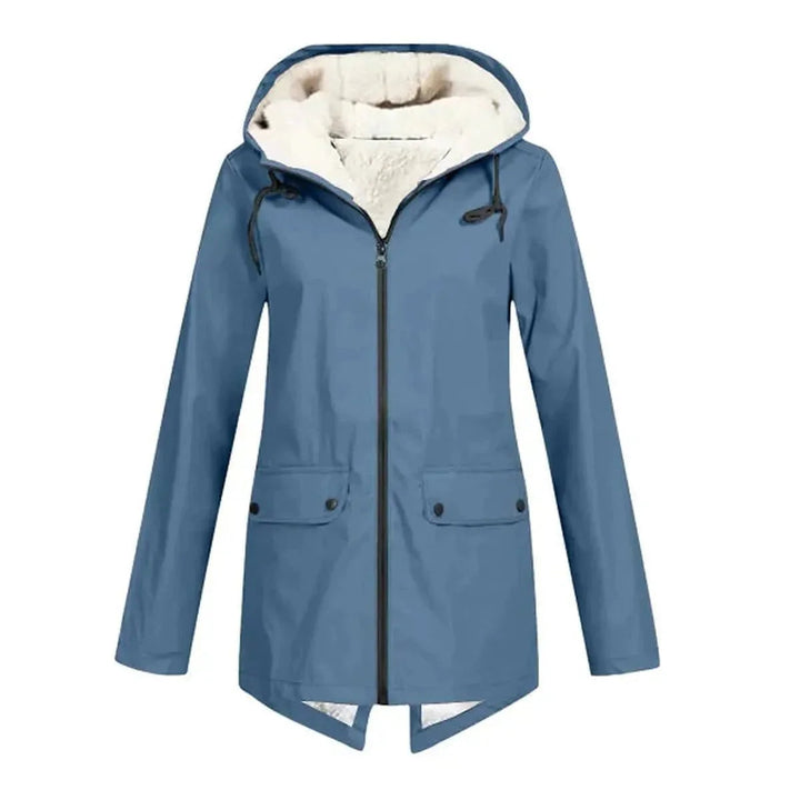 Nika | Oversized Sleek Trench Coat met Notch-Lapel