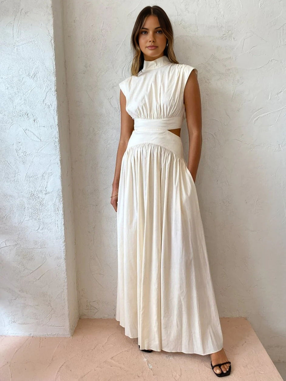 Jaylina | Maxi Jurk met Open Zijkanten