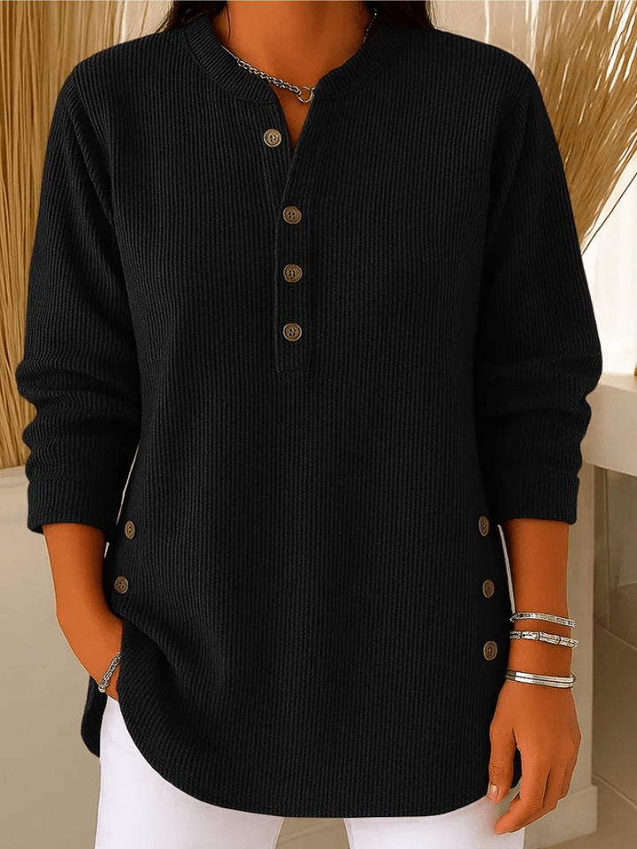 Dames Trui met Subtiele Strikdetails
