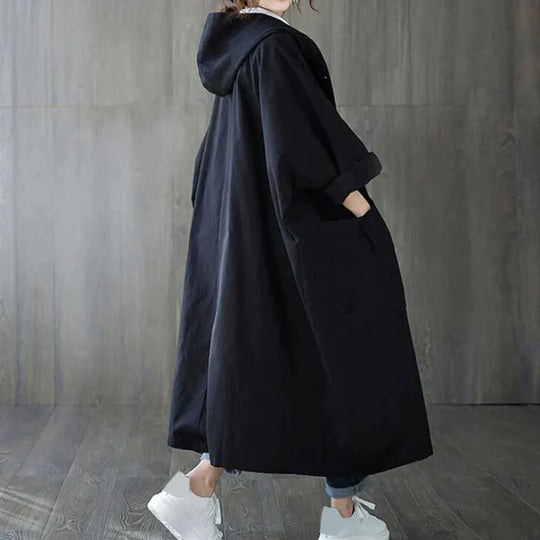 Karsyn | Dames trenchcoat met capuchon ceintuur