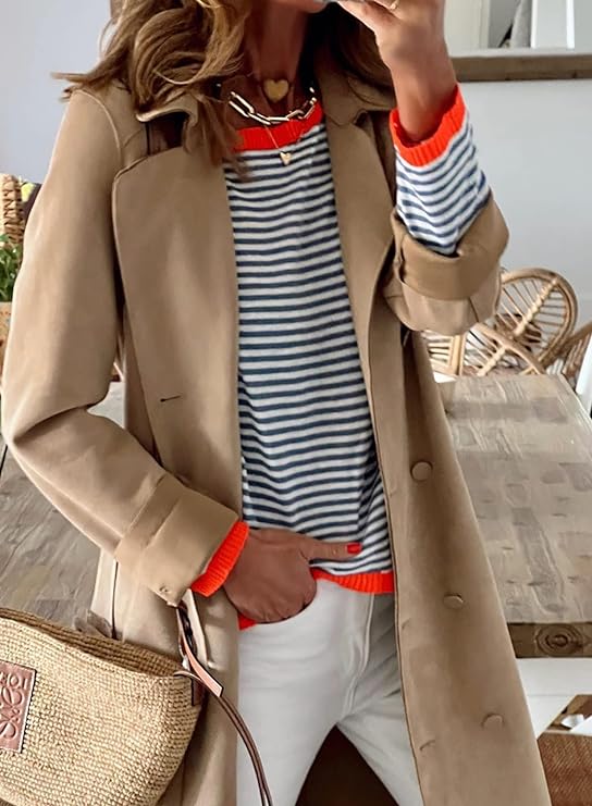 Violeta | Dames bovenkleding trui met streep patroon
