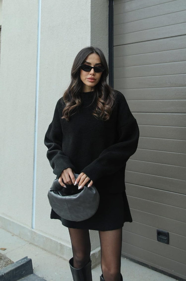 Noor | Dames tweedelige set met rok trui