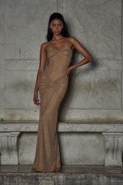 Arissa | Strapless Glamour Maxi Jurk met Glitters voor Dames