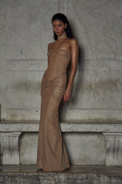 Arissa | Strapless Glamour Maxi Jurk met Glitters voor Dames
