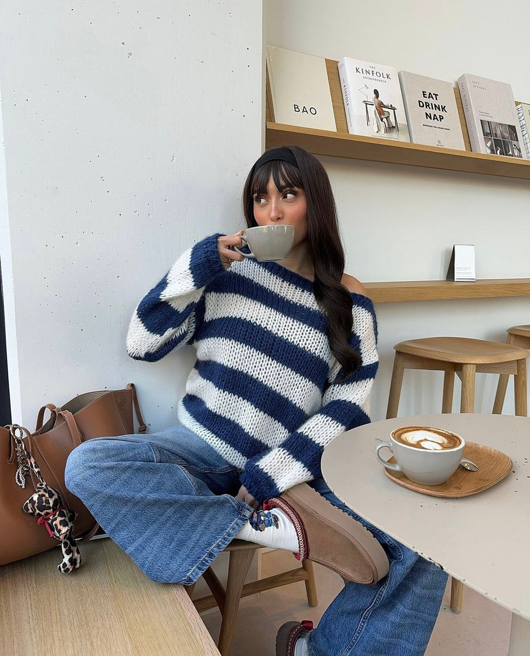 Gia | Dames oversized vest met open voorzijde structuur