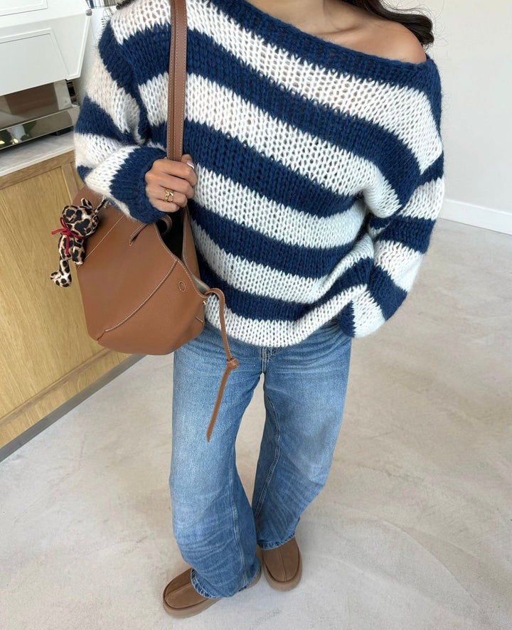 Gia | Dames oversized vest met open voorzijde structuur