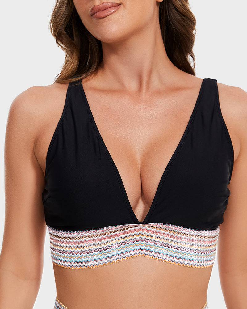 Blaire | Dames bikini met hoge taille en meshbanden