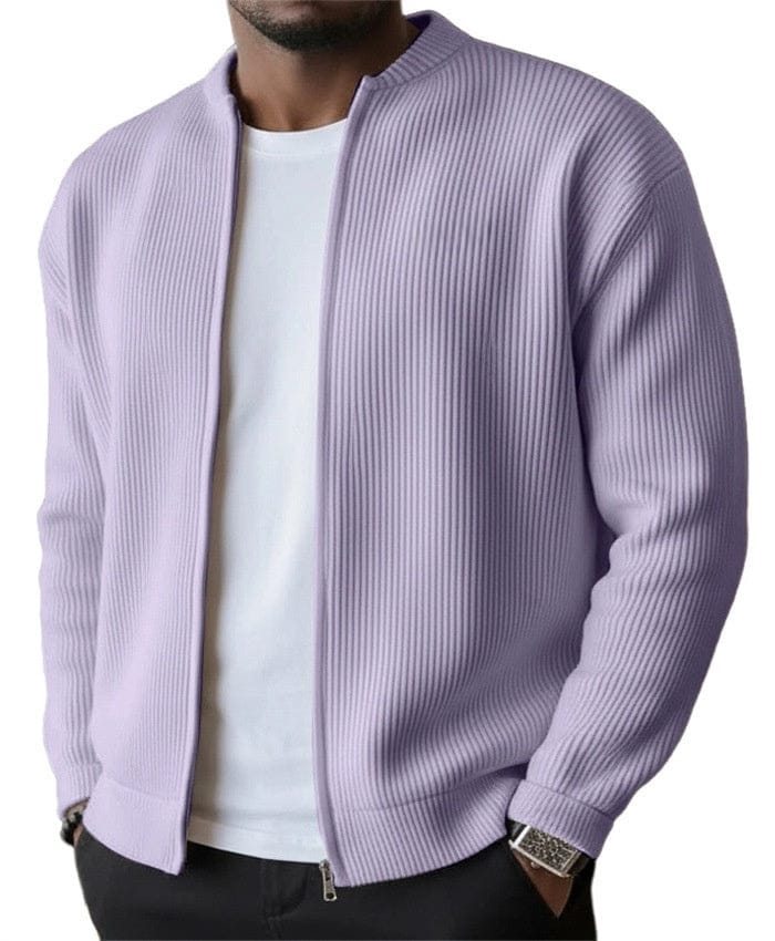 Victor | Heren vest met ritssluiting en ribstructuur