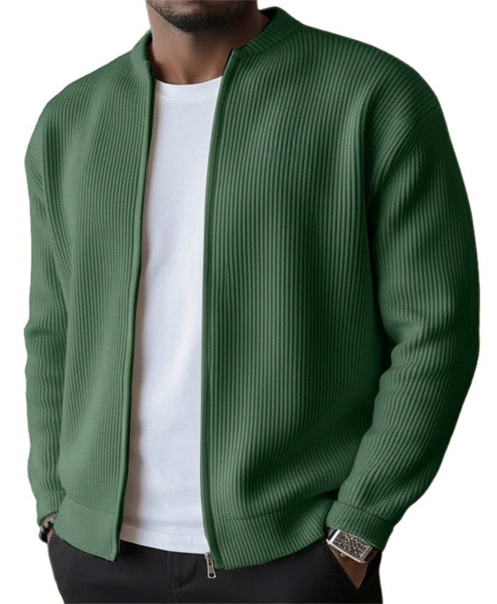 Victor | Heren vest met ritssluiting en ribstructuur