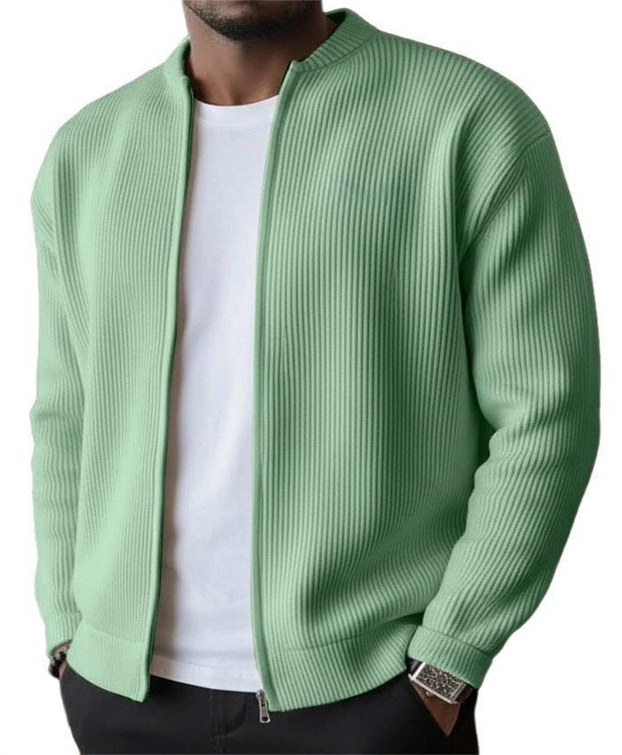 Victor | Heren vest met ritssluiting en ribstructuur