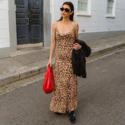Merle | Maxi-Jurk Met Luipaard Print