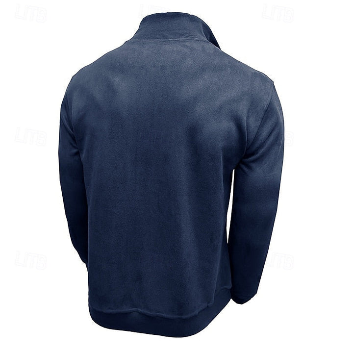 Caleb | Quarter-Zip Sweatshirt met Staande Kraag