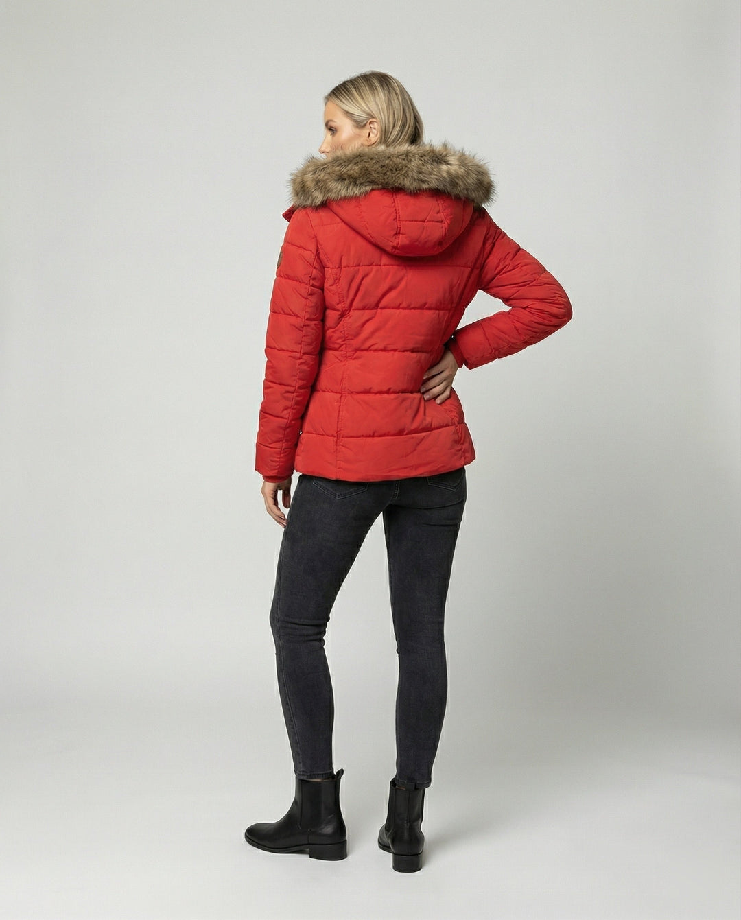 Chantal Mode | Dames Geïsoleerde Pufferjas met Capuchon